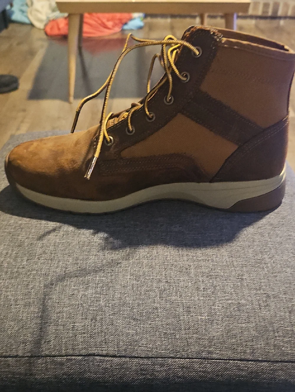 Carhartt Brown Boots Lace-Up Casual Outdoor Style Size 12 Men Work